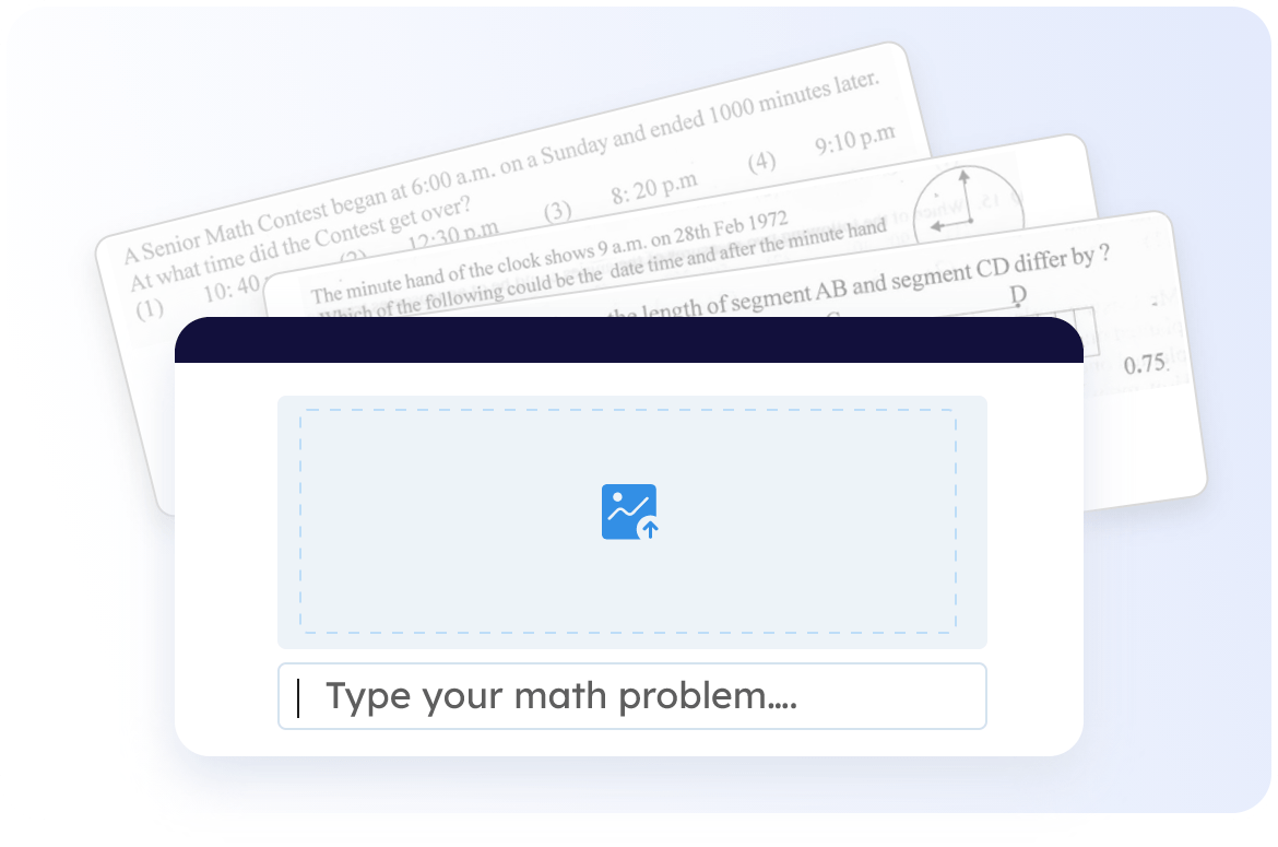 AI Math Solver Picture and Text