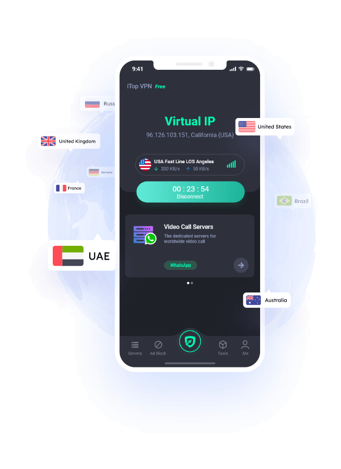 iTop VPN iOS: Best VPN iOS Download Free, Secure & Fast