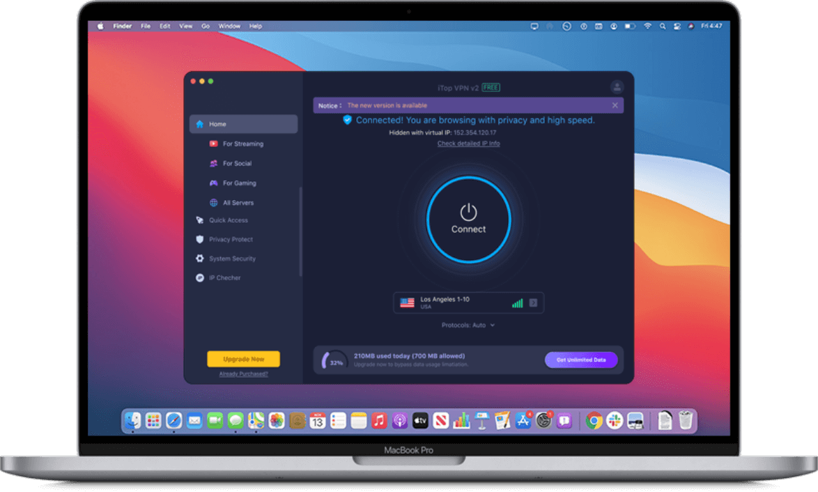 Tải xuống VPN miễn phí cho MacBook và iMac